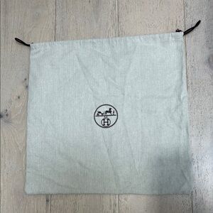 Hermès Dust Bag in Light Gray